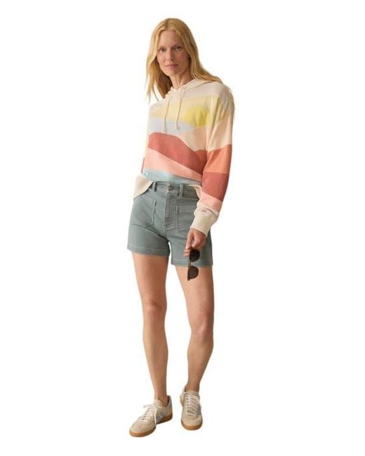 Faherty Brand Red Soleil Canyon Hoodie