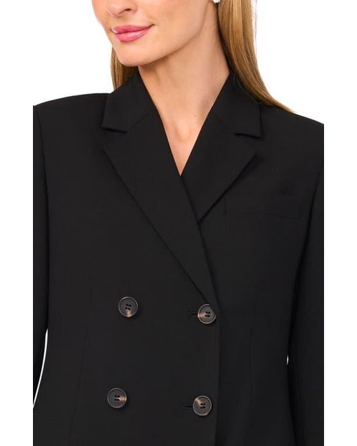 Ted Baker Black Double Breasted Long Blazer