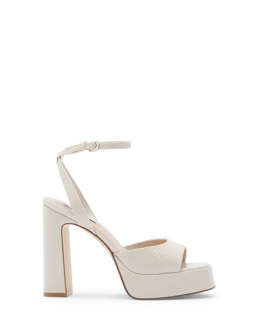 Steve Madden Natural Kymmee Platform Pump