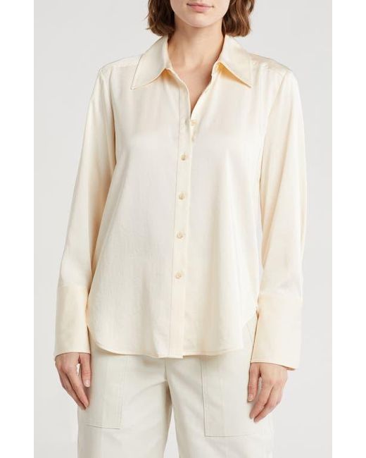 A.L.C. Natural Aiden Button-Up Shirt