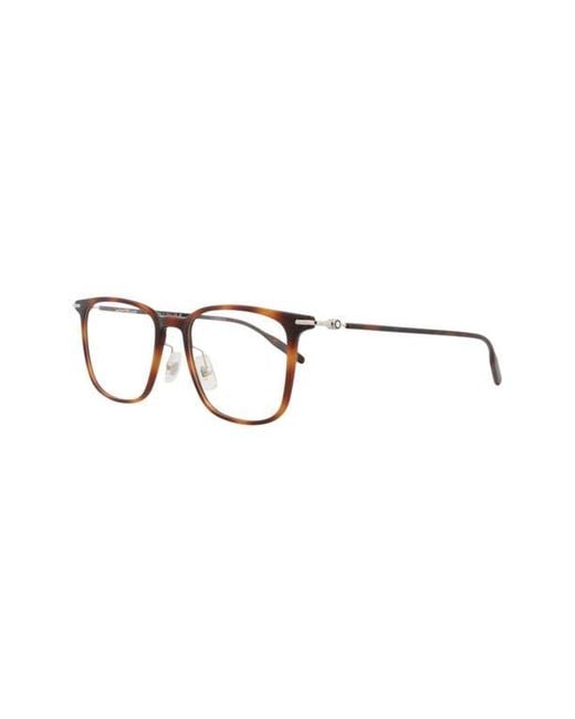 Montblanc Multicolor 52Mm Square Optical Frames for men