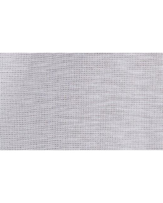 DKNY White Slub Waffle High-Low T-Shirt