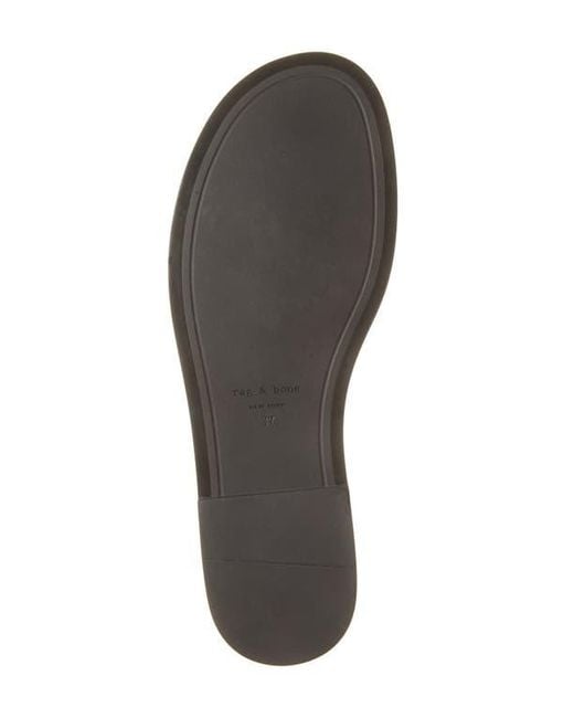 Rag & Bone Blue Gia Flip Flop