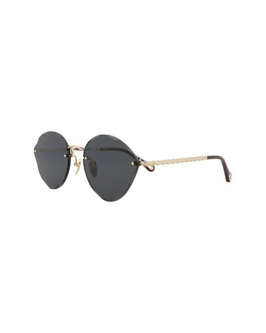 Chloé Multicolor 58Mm Gradient Oval Sunglasses for men