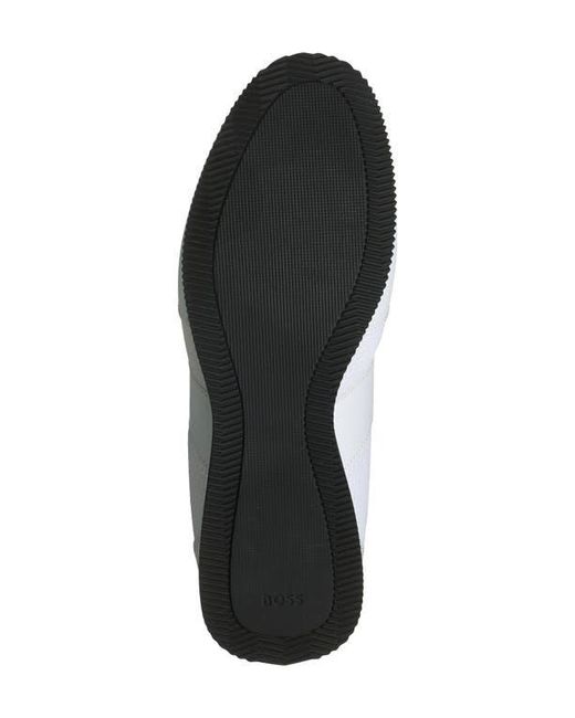 Boss White Rush Low Top Sneaker for men