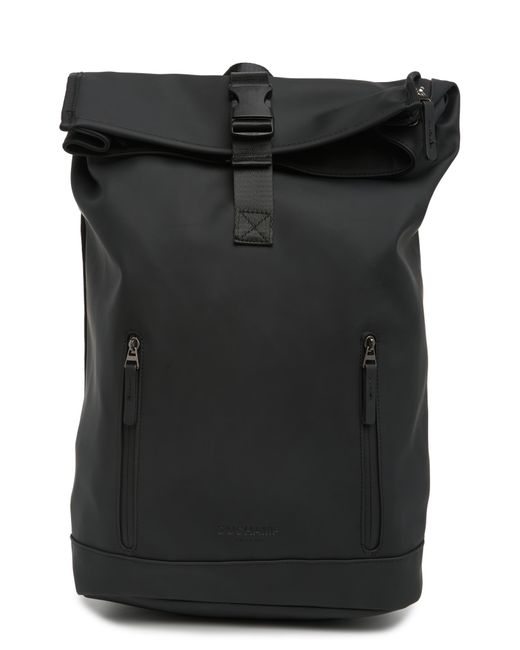 Duchamp Black Roll Top Backpack for men
