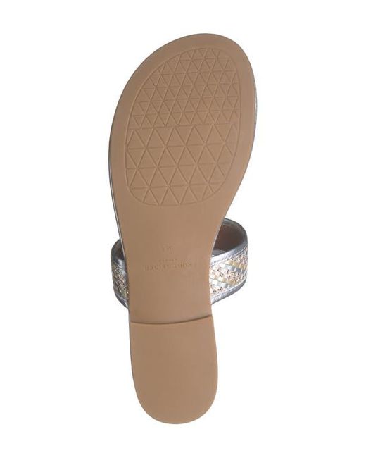 Kurt Geiger White T-Bar Sandal