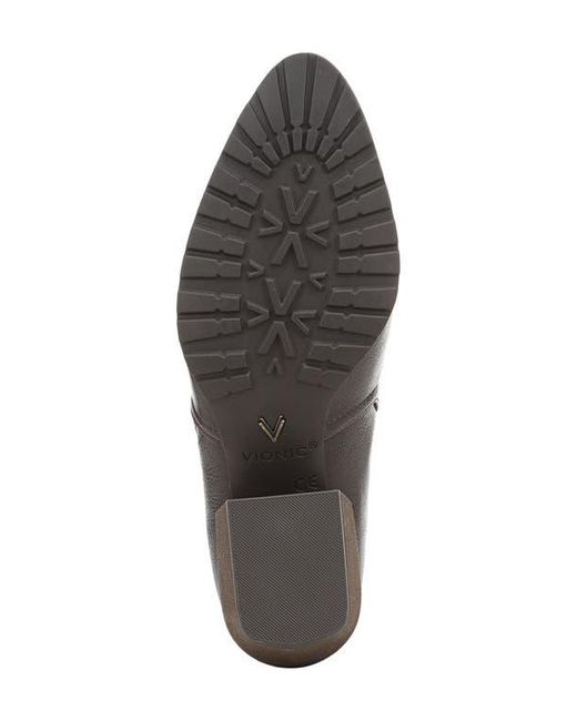 Vionic Brown Blaine Block Heel Bootie