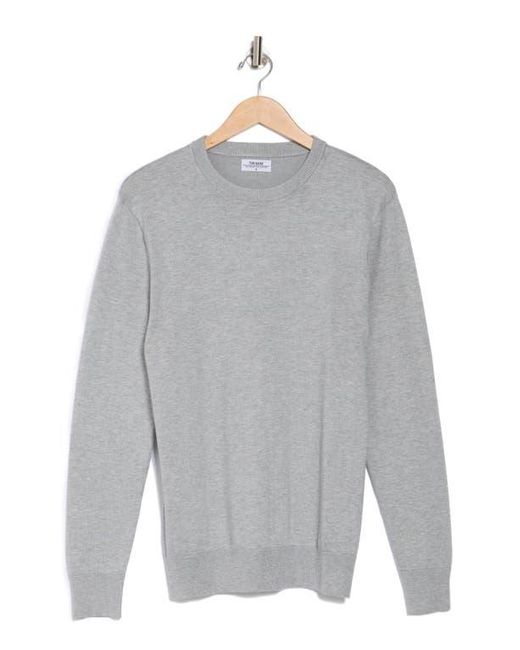 Tom Baine Gray Solid Crewneck Pullover for men
