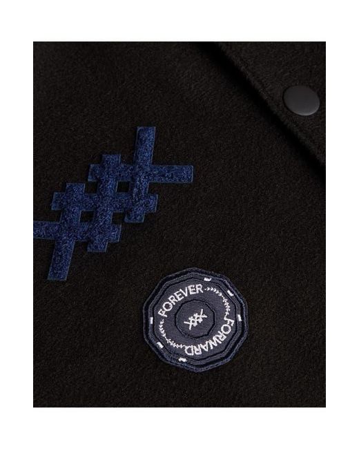 Rhone Black The Crew Jacket for men