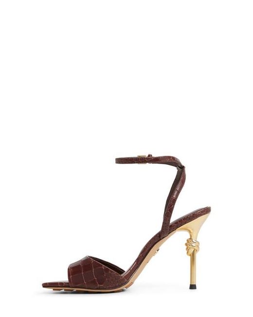 ALDO Brown Harmonious Ankle Strap Sandal