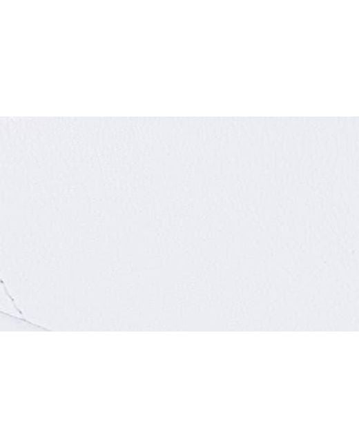 Karl Lagerfeld White Plain Toe Sneaker for men
