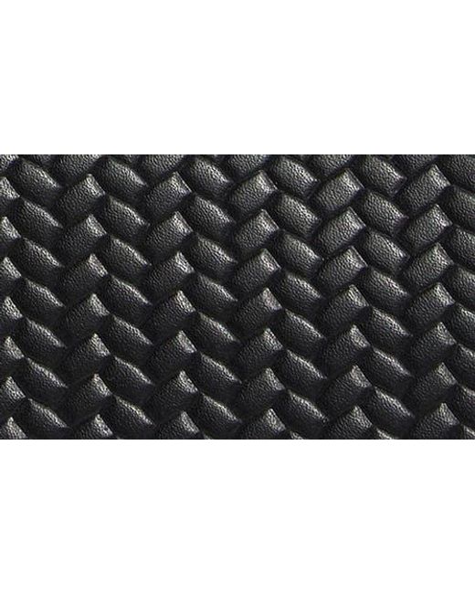 Sam Edelman Black Eva Woven Shoulder Bag