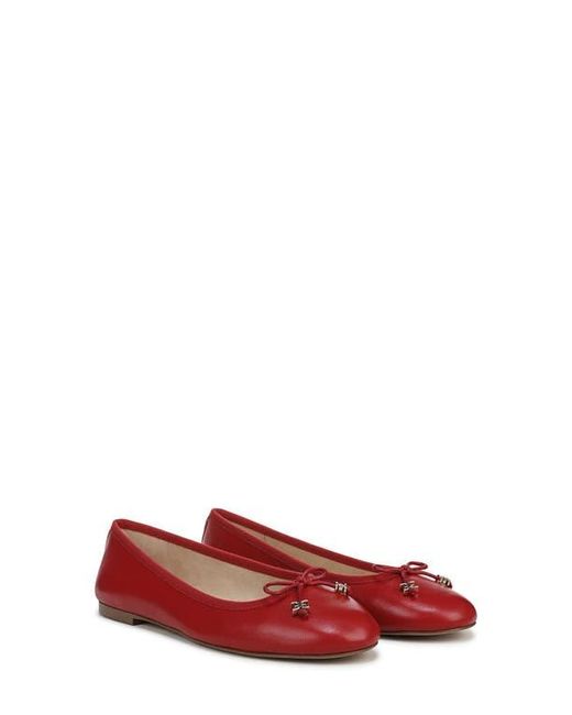 Sam Edelman Red Flora Ballet Flat