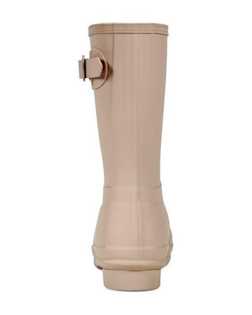 Hunter Brown Original Short Waterproof Rain Boot