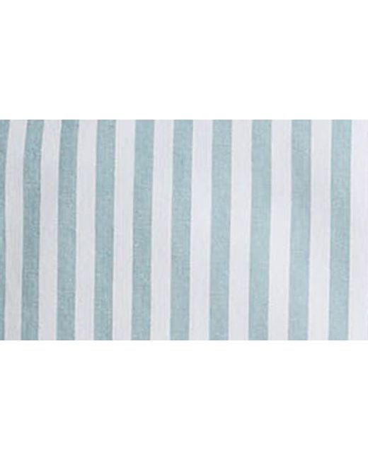 Vince Blue Stripe Classic Fit Button-Up Shirt for men