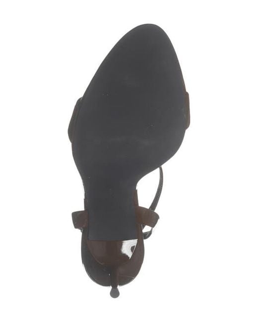 Jeffrey Campbell Metallic Blossmz Ankle Strap Satin Sandal