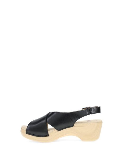 Dansko Gray Sloane Slingback Platform Sandal