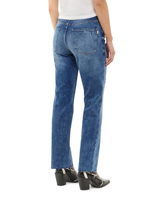 Articles Of Society Blue Village Straight Leg Jeans