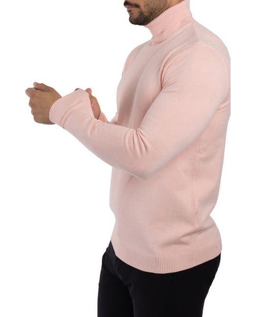 Xray Jeans Pink Turtleneck Pullover Sweater for men