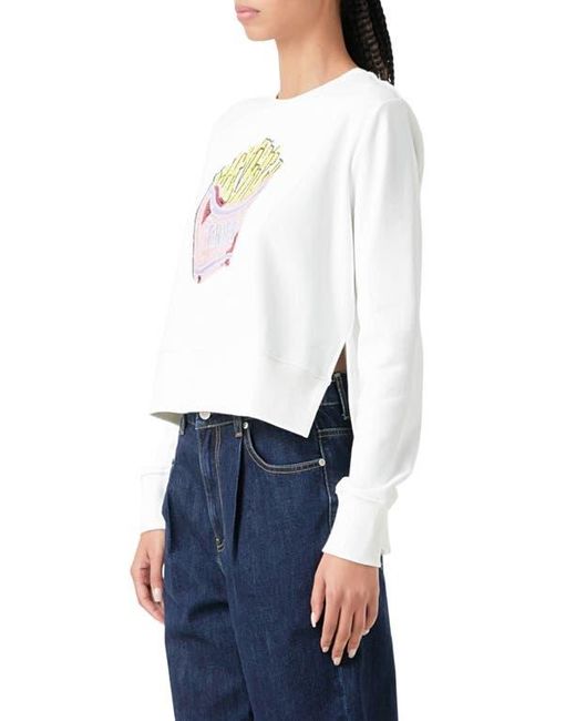 Grey Lab White Fries Patch Sweatshirt