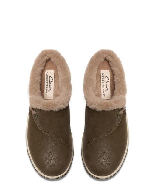 Clarks Brown Breeze Myth Slipon