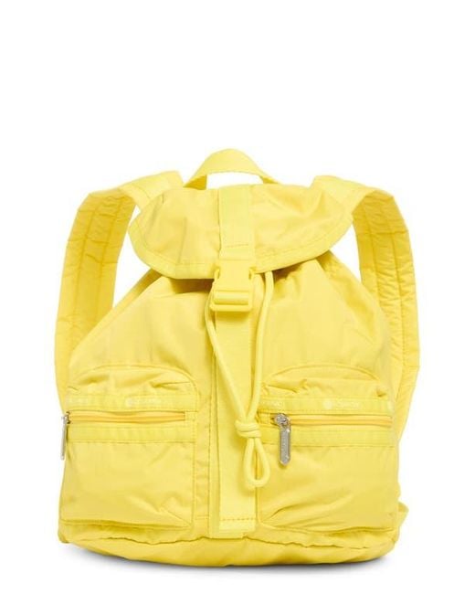 LeSportsac Yellow Small Voyager Backpack