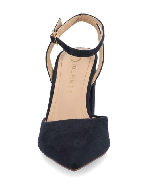 Journee Collection Blue Tyyra Pump