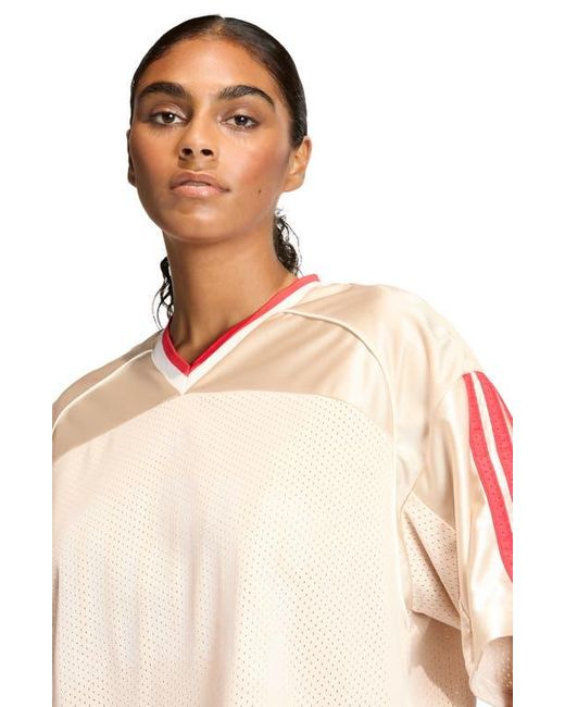 Adidas Red Stadium Mesh T-Shirt