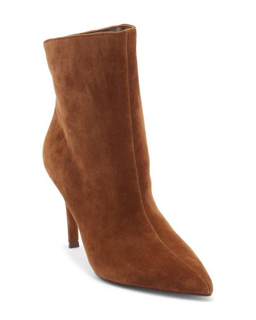 Steve Madden Brown Sierah Pointed Toe Bootie