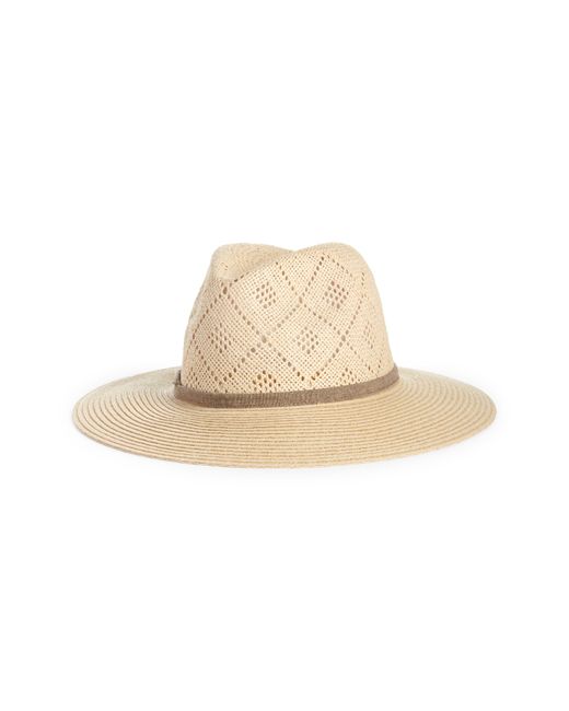 Treasure & Bond Natural Wide Brim Panama Hat