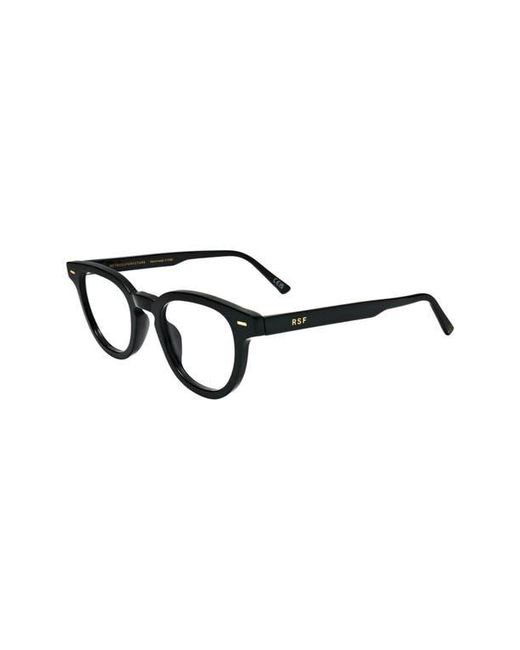 Retrosuperfuture Black 52Mm Rectangular Optical Glasses