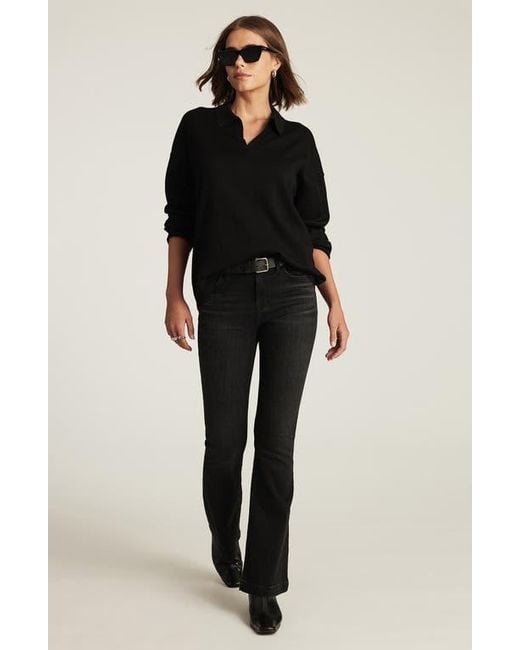 Mavi Black Wool Polo Sweater