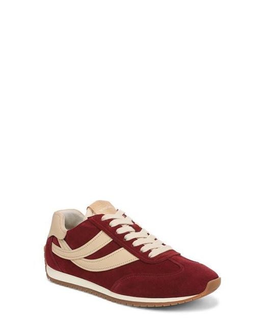 Vince Red Oasis Runner Sneaker
