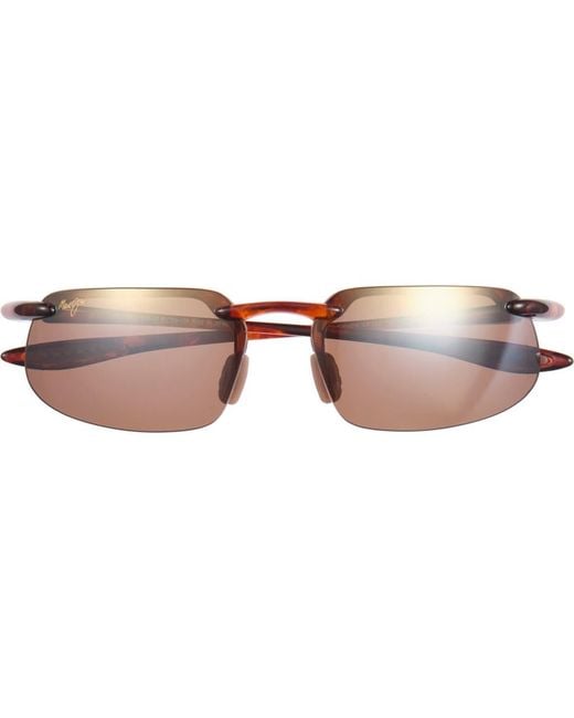 Maui Jim Brown Polarized Rectangular Sunglasses