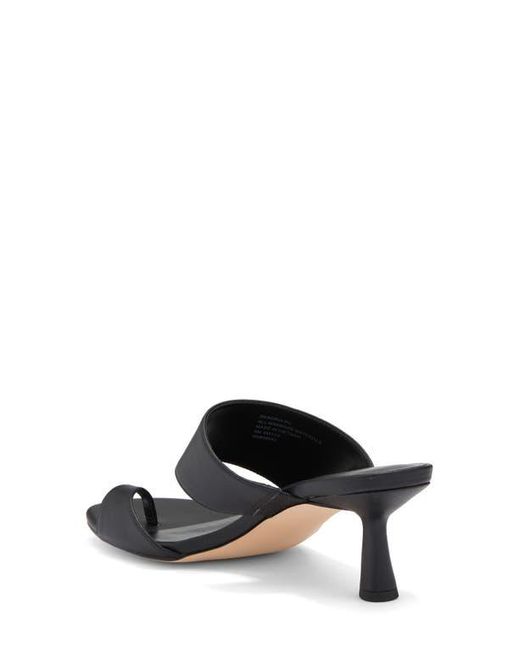Nordstrom Rack Black Adria Flared Heel Sandal