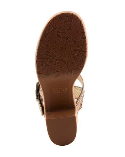 Spring Step Metallic Jess Platform Sandal