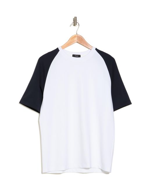 Theory White Cassius Athletic T-shirt for men