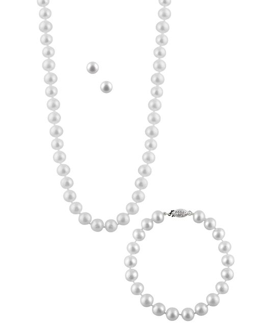 Splendid White 7-8mm Freshwater Pearl Necklace