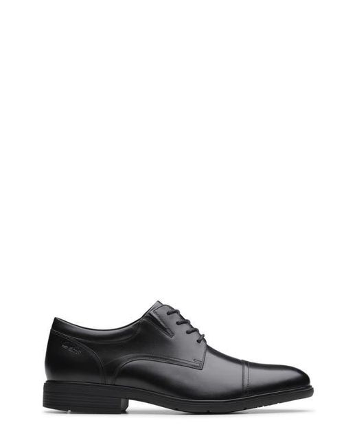 Clarks Black Steadwell Cap Toe Derby for men