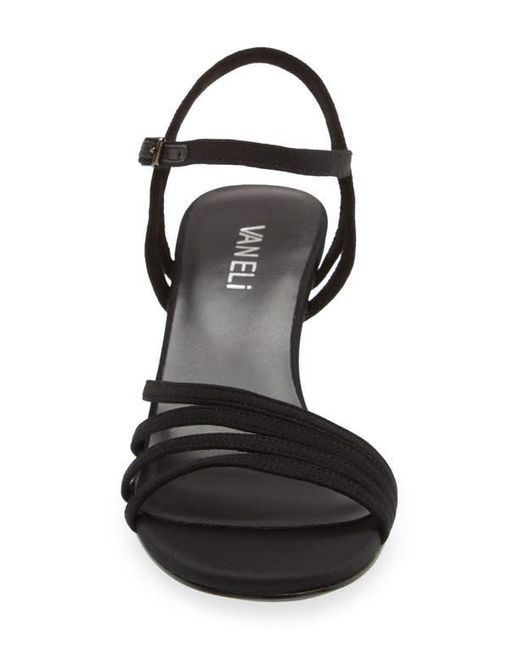 Vaneli Black Mimi Strappy Sandal