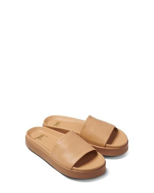 Beek Natural Chick Platform Slide Sandal