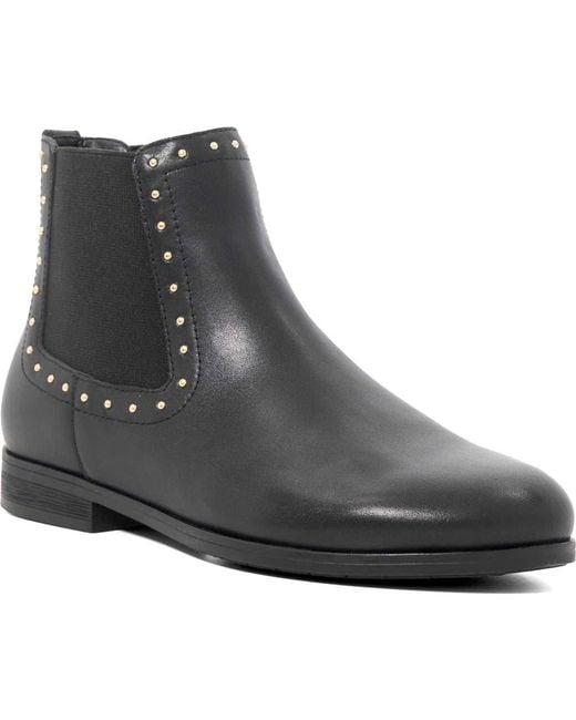 Dune Black Pudded Chelsea Boot