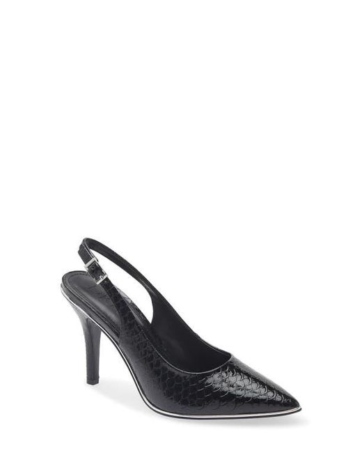 DKNY Black Preston Pointed Toe Slingback Pump