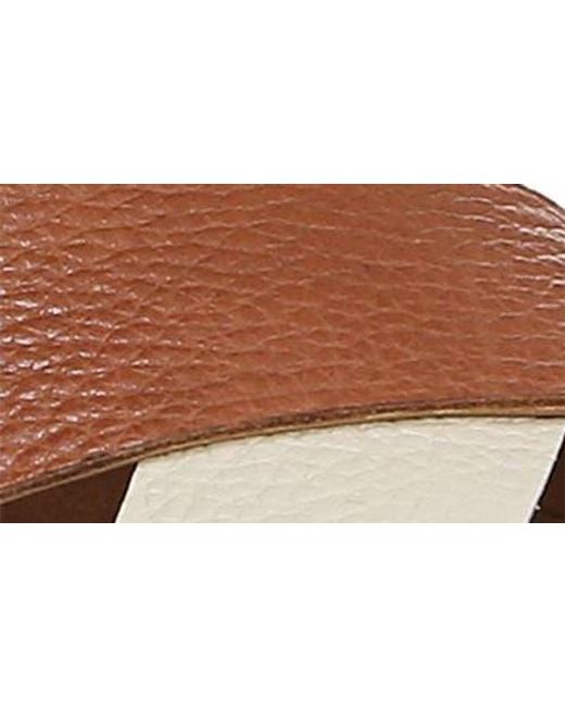 Vionic Brown Uptown Sunset Platform Wedge Slide Sandal