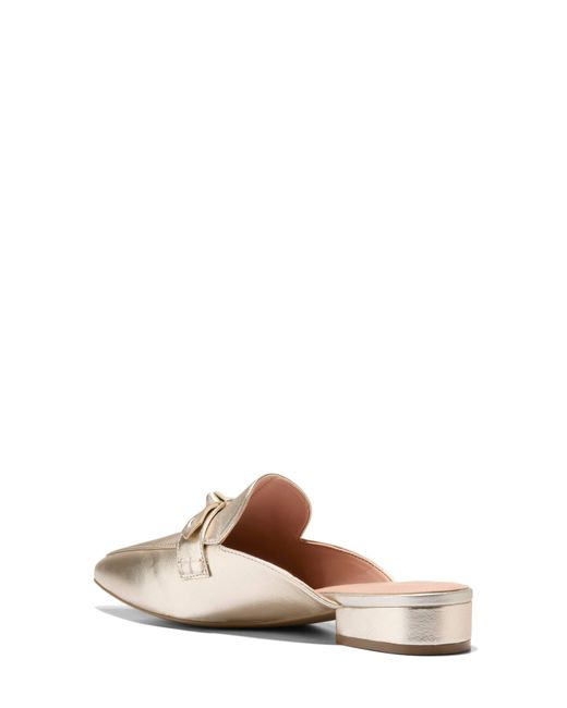 Cole Haan Natural Piper Bow Pointed Toe Mule