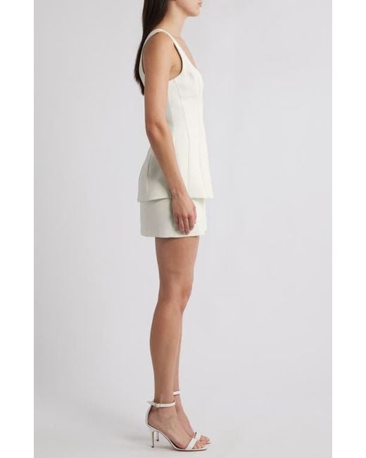 Amanda Uprichard Empire Layered Cocktail Minidress in White | Lyst Amanda Uprichard Empire Layered Cocktail Minidress in White | Lyst