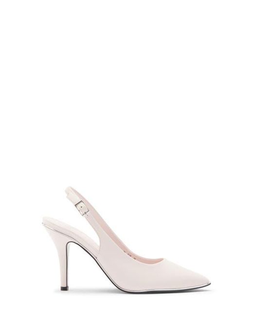 DKNY White Preston Slingback Pump