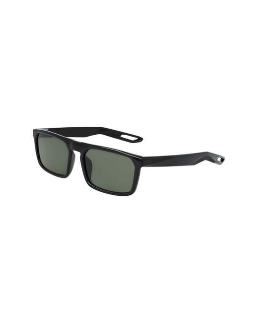 Nike Green Nv03 55Mm Rectangular Sunglasses for men