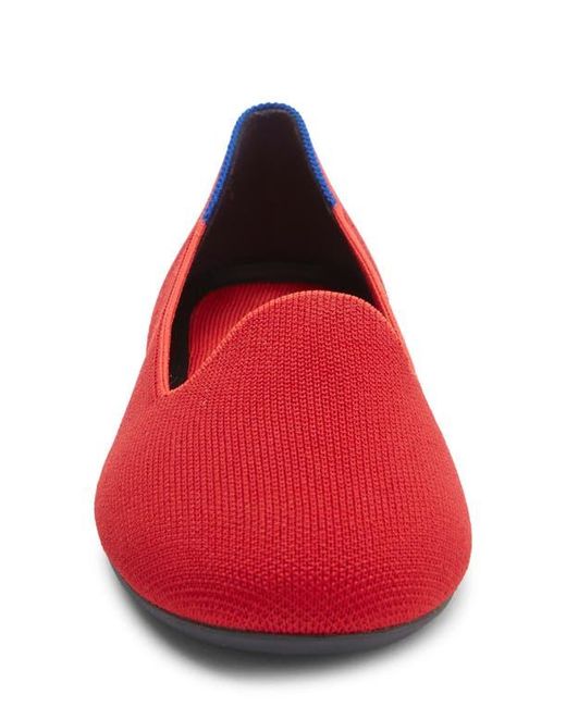 Rothy's Red Lounge Knit Flat